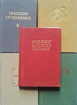 A set of five sports books in a case (miniatures), ed. Sport and Tourism 1957 (Poland)
