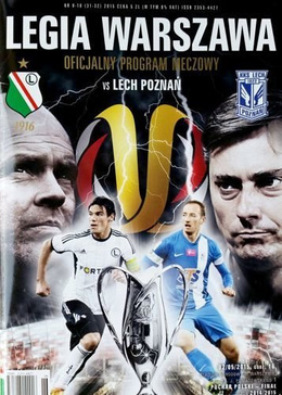 Legia Warsaw - Pogon Szczecin (Ekstraklasa 29.04.2015)/Lech Poznan (Poland Cup Final 02.05.2015) double match programme