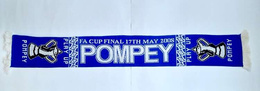 Portsmouth FC, FA Cup Final 17.5.2008 fans scarf (two sided)