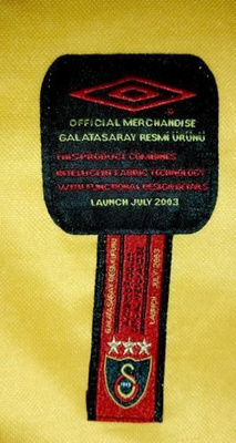 Galatasaray SK 2003 kit official product İstanbul training kit 