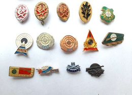 Sports Shooting Associations of East Germany, Czechoslovakia, Albania and others (18 pieces)
