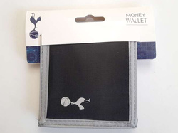 Tottenham Hotspur FC multi pocket black/grey canvas wallet (official product)