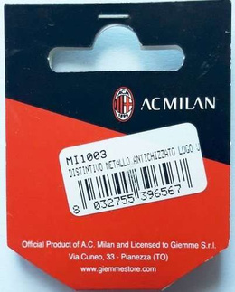AC Milan white crest badge (Official Licensed Product)