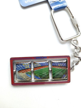 FC Barcelona Camp Nou Stadium two sides key ring (official product)