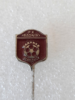 FK Radnik Hadżići crest badge (Bosnia, lacquer)