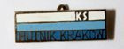 KS Hutnik Cracow rectangle badge (enamel)