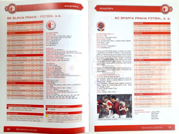 Slavia Prague - Sparta Prague, Gambrinus Liga (24.3.2012) match programme