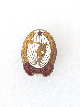 Sport Instructor old badge (Romania, enamel)