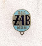 BSG ZAB Dessau badge (East Germany, enamel)