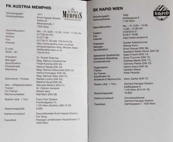 Guide of Bundesliga 1998/1999 (Austria)