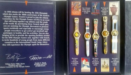 Set of 9 Swatch Historical Olympic Games mini watches official product