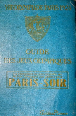 The Guide of VIII Olympic Games Paris 1924