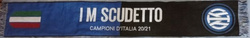 Inter Milano Champion of Italy 2020/21 official scarf 