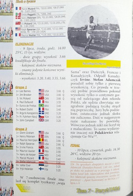 Athletics Games. Volume 7. Paris 1924