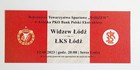 RTS Widzew Lodz - LKS Lodz PKO BP Ekstraklasa match (12.8.2023) collector's ticket