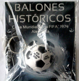Keyring Historic Balls. 1974 FIFA World Cup