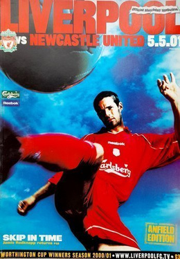Liverpool FC - Newcastle United Premier League (05.05.2001) official programme