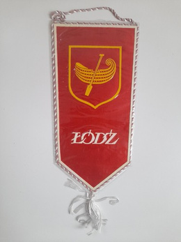 Pennant of AZS KU Lodz University (PRL)