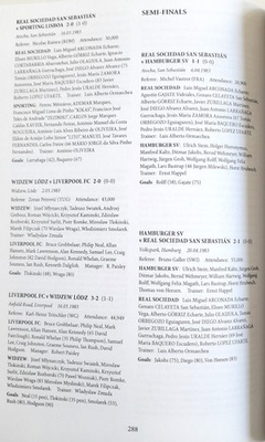 The Complete Results & Line-ups of the European Champion Clubs' Cup 1955-1991 - the knockout years