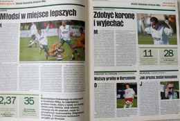 The I and II Polish league Spring 2008 fan's guide (Gazeta Wyborcza)