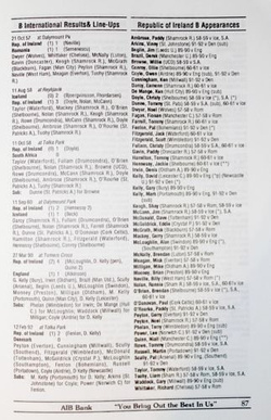 Irish Football Handbook 1992-93