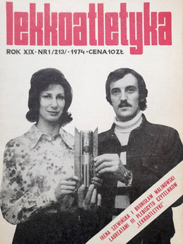 Monthly magazine Athletics 1974 (set of 7 issues)