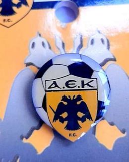 AEK Athens ball with crest badge (official product)