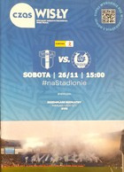 Wisla Plock - Znicz Pruszkow, Fortuna I liga (26.11.2023) official match programme