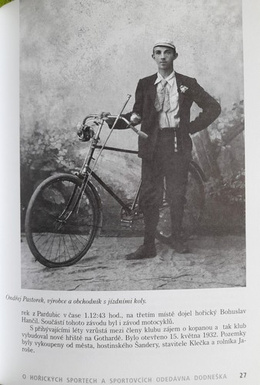 About sport and sportsmen in Horice from the beginning until today (Czech Republic)