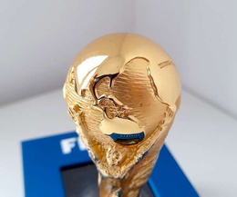 3D Official Trophy FIFA World Cup gold-plated replica (Official Licensed Product) 10 cm