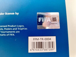 3D Official Trophy FIFA World Cup gold-plated big replica with Pedestal (Official Licensed Product) 21 cm