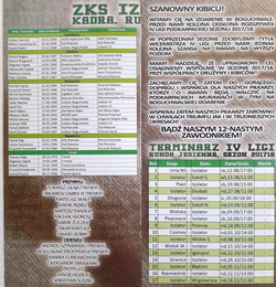 ZKS Izolator Boguchwała football club Autumn Round 2017 IVth Podkarpacie League official guide