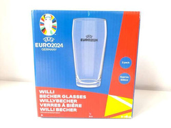 UEFA Euro 2024 Germany Willi Becher Glasses - 2 pack (Official Licensed Product)