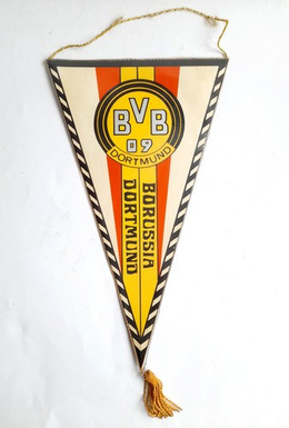 BVB Borussia Dortmund big pennant (the 70's)
