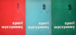 The Proffessional Sport. Monthly Magazine of Polish Olympic Committee 1968-1970 (set of 3 items)