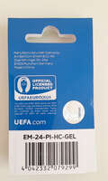 Pin of the host city Gelsenkirchen with 2D trophy miniature UEFA Euro 2024 Germany - badge (Official Licensed Product)