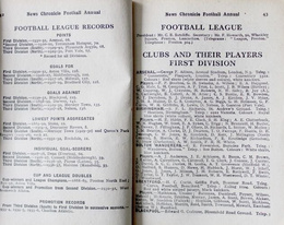The News Chronicle Football Annual 1937-1938