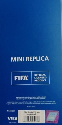 Big Replica FIFA World Cup trophy (Official Licensed Product) 15 cm