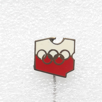 Poland Olympic National Team old badge (enamel)