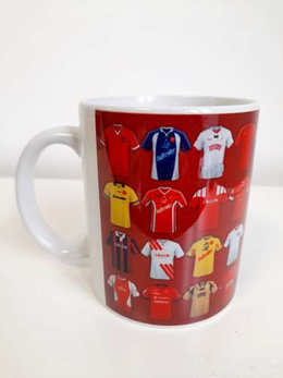 RTS Widzew Lodz 110 years of historical T-shirts mug (official product)