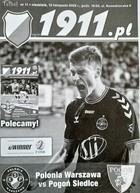 Polonia Warsaw - Pogon Siedlce II league match day programme (13.11.2022)