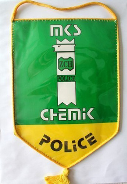 MKS Chemik Police football team pennant