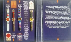 Set of 9 Swatch Historical Olympic Games mini watches official product