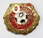 10th Anniversary of LZS Transportowiec Klopotow golden platen badge (lacquer)