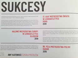 School of champions. AWF Katowice