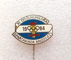 The 11th Polish Youth Spartakiad 1984 badge (PRL, enamel)
