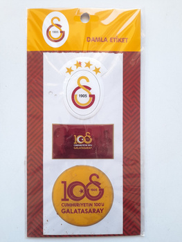 Galatasaray SK 3 piece sticker set (official product)