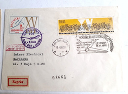 Polish and World Gliding Championships set of 4 FDC envelopes & postcards (Poland)