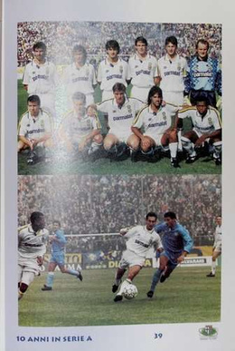 AC Parma. 10 years in Serie A