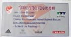 Turkish Football Federation Guide season 1999-2000 paperback
